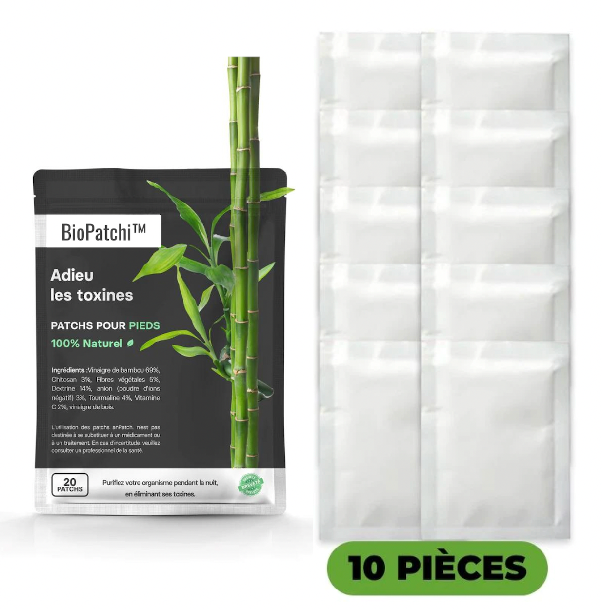 BioPatchi™ - Le Patch Detox 100% NATUREL